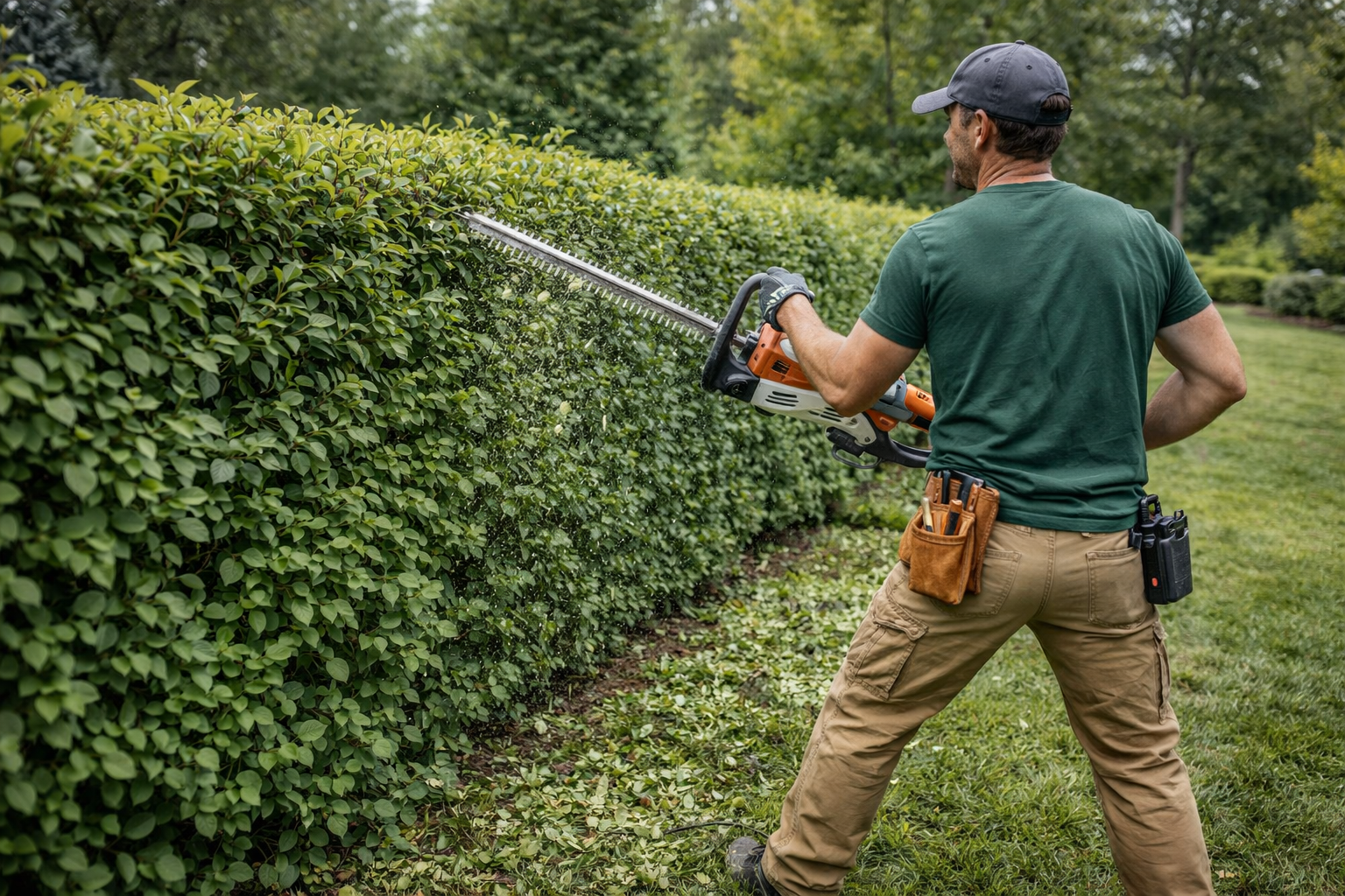 Hedge and bush trimming service